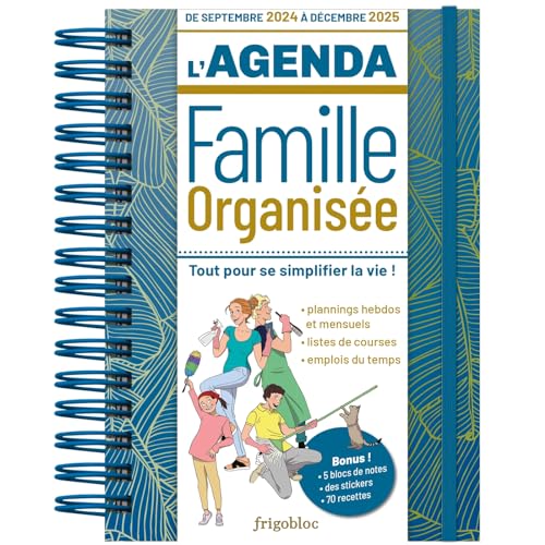 Agenda 2025 de la famille organisée ! (de sept. 2024 à déc. 2025)