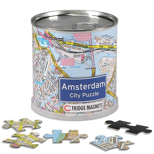 Amsterdam city puzzel magnetisch von Craenen/Extragoods