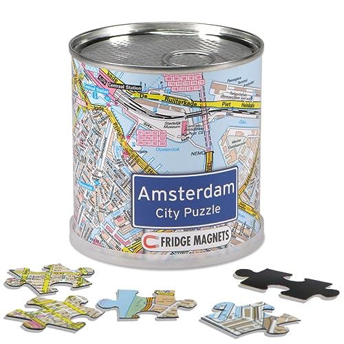 Amsterdam city puzzel magnetisch Amsterdam city puzzel magnetisch