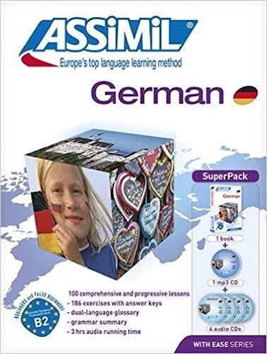 Assimil German with Ease - Learn German for English Speakers - Book+4CD's (German Edition)