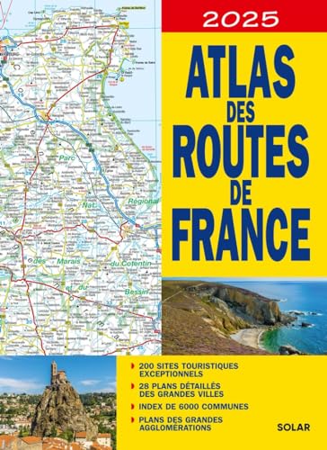 Atlas des routes de France 2025 von SOLAR