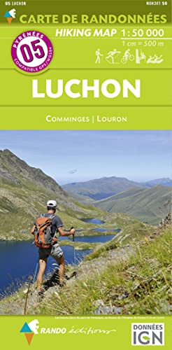 Carte de randonnées Luchon - Comminges - Louron
