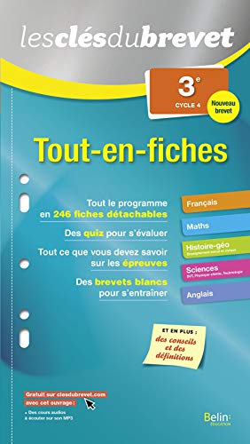 Tout-en-fiches - 3ème: Les clés du brevet