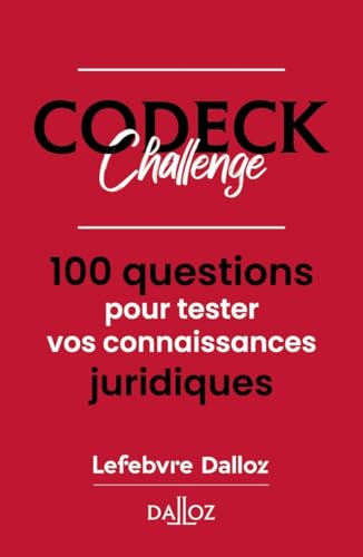 CoDeck Challenge - 100 cartes juridiques et ludiques: 100 questions pour tester vos connaissances juridiques CoDeck Challenge - 100 cartes juridiques et ludiques: 100 questions pour tester vos connaissances juridiques von DALLOZ