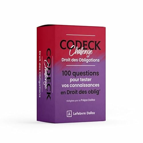 Codeck Challenge : Droit des Obligations - 100 questions pour tester vos connaissances en Droit des obligations von DALLOZ