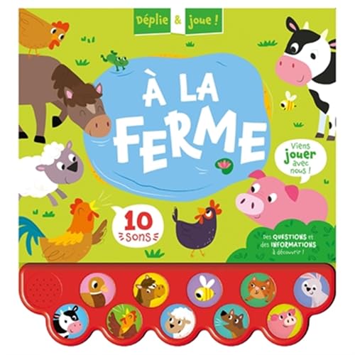 Déplie et joue - À la ferme von 1 2 3 SOLEIL