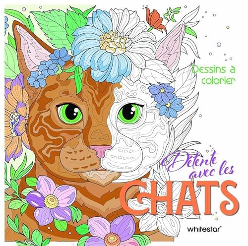 Détente avec les chats - Dessins à colorier von WHITE STAR