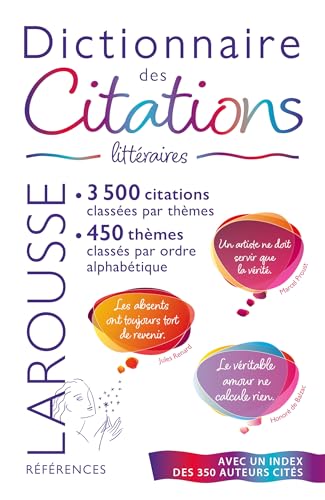 Dictionnaire des citations litteraires Dictionnaire des citations litteraires von Larousse