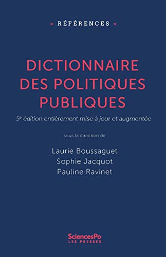 Dictionnaire des politiques publiques - 5e édition entièreme