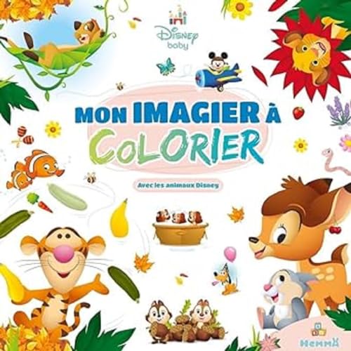 Disney Baby - Mon imagier à colorier - avec les animaux Disney von HEMMA