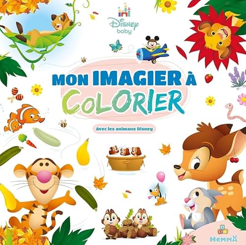 Disney Baby - Mon imagier à colorier - avec les animaux Disney von HEMMA