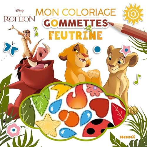 Disney Le Roi Lion - Mon coloriage gommettes en feutrine Disney Le Roi Lion - Mon coloriage gommettes en feutrine von HEMMA
