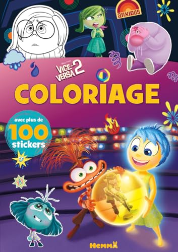 Disney Pixar Vice-versa 2 - Coloriage avec plus de 100 stickers von HEMMA