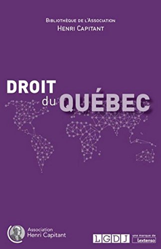DROIT DU QUÉBEC von LGDJ