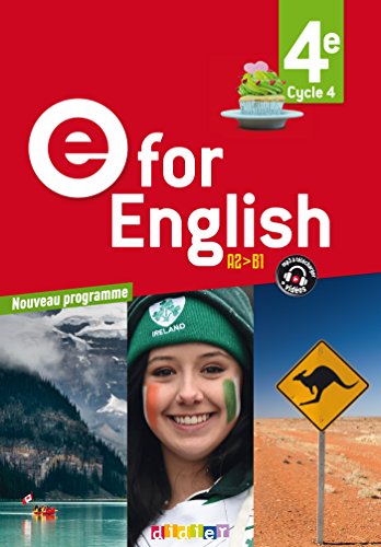 E for English 4e - Anglais Ed. 2017 - Livre de l'élève von Didier