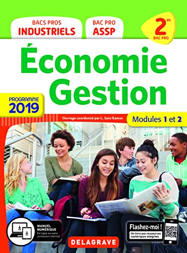 Economie Gestion 2de Bac Pro (2019) - Pochette élève: Modules 1 et 2 von DELAGRAVE