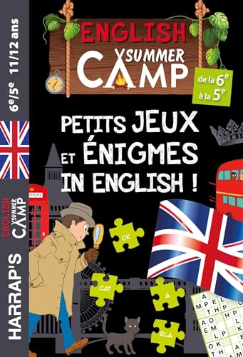 English summer camp - Petits jeux et énigmes in English de la 6e à la 5e