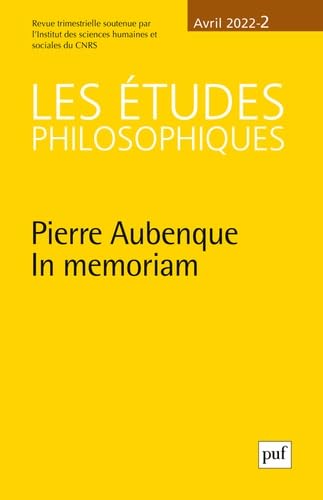 Etudes philosophiques 2022, n.2 Etudes philosophiques 2022, n.2