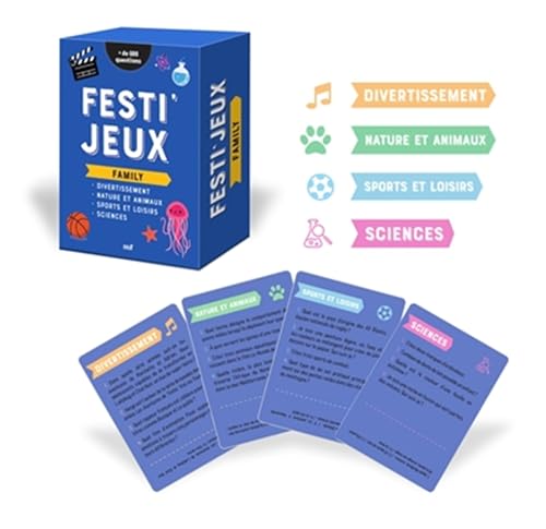 Festi'Jeux - Family: Plus de 600 questions pour des moments conviviaux ! von MERCILESLIVRES