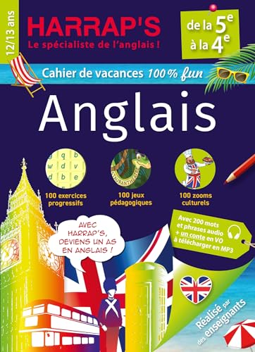 HARRAP's Cahier de vacances De la 5e à la 4e: 100% jeux HARRAP's Cahier de vacances De la 5e à la 4e: 100% jeux von HARRAPS