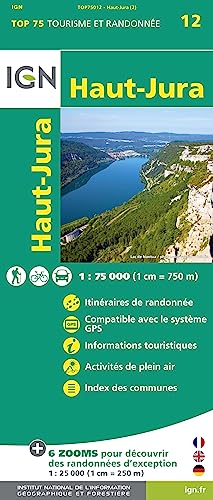 Haut - Jura 1:75 000 (TOP 75, Band 75012) von IGN Frankreich