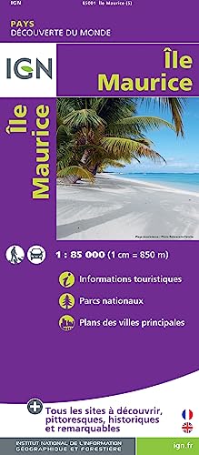 IGN Karte, Carte touristique Île Maurice (Découverte des Pays du Monde, Band 85001)