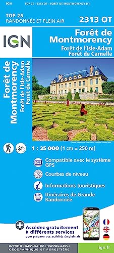 IGN Karte, Serie Bleue Top 25 Forêts de Montmorency de l'Isle-Adam et de Carnelle IGN Karte, Serie Bleue Top 25 Forêts de Montmorency de l'Isle-Adam et de Carnelle von IGN Frankreich