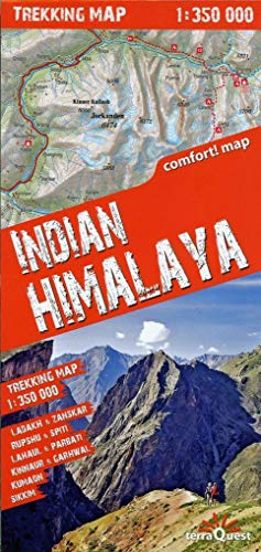 Indian Himalaya 1 : 350 000: terraQuest (trekking map) von EXPRESSMAP