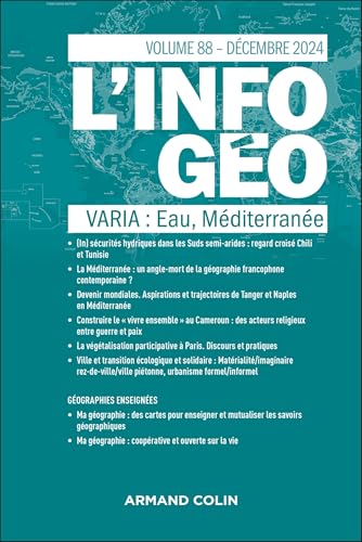L'information géographique - n°4/2024: Varia : Eau, Méditerranée von ARMAND COLIN