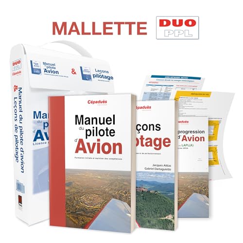 Mallette DUO PPL - comprend les actuelles éditions de : Le Manuel du Pilote d'Avion 20e éd. + Leçons de Pilotage 7e éd.: Manuel du pilote d'avion ; Leçons de pilotage Mallette DUO PPL - comprend les actuelles éditions de : Le Manuel du Pilote d'Avion 20e éd. + Leçons de Pilotage 7e éd.: Manuel du pilote d'avion ; Leçons de pilotage