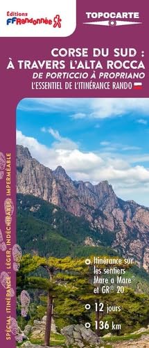 La Corse du Sud: à travers l'Alta Rocca: réf T201 von Federation Francaise de la Randonnee Pedestre