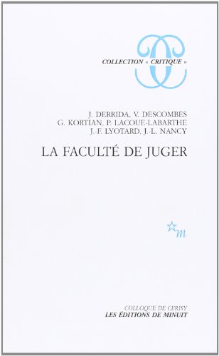 Faculté de juger