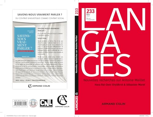 Langages Nº 233 1/2024: Nouvelles recherches sur Antoine Mellet von ARMAND COLIN