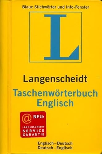 Langenscheidt Taschenwörterbücher: Langenscheidts Taschenwörterbuch, Englisch