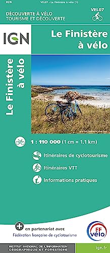 Le Finistère à vélo 1:100 000 (Découverte à vélo)