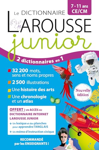 Le dictionnaire Larousse Junior et son dictionnaire en ligne - 7/11 ans - CE/CM von LAROUSSE