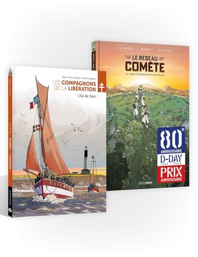 Les Compagnons de la Libération - Pack 80 ans débarquement Ile Sein/Réseau comète Les Compagnons de la Libération - Pack 80 ans débarquement Ile Sein/Réseau comète
