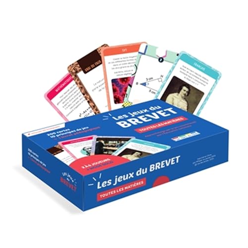 Les Jeux du Brevet - Toutes les matières: 200 cartes, 10 principes de jeu + 1 livret pédagogique Les Jeux du Brevet - Toutes les matières: 200 cartes, 10 principes de jeu + 1 livret pédagogique