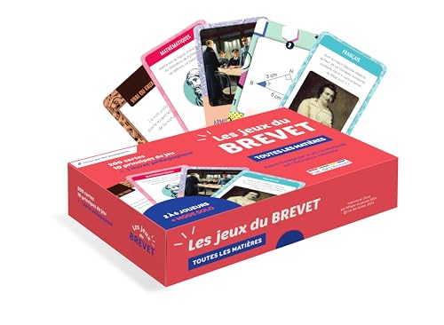 Les jeux du Brevet - Toutes les matières: 200 cartes, 10 principes de jeu + 1 livret pédagogique Les jeux du Brevet - Toutes les matières: 200 cartes, 10 principes de jeu + 1 livret pédagogique von RUE DES ECOLES