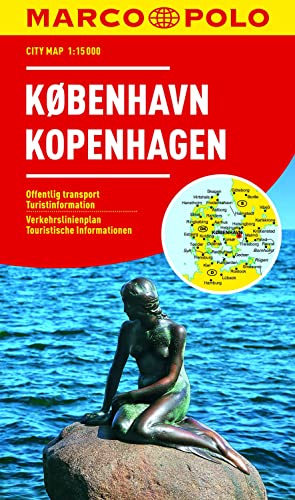 MARCO POLO Cityplan Kopenhagen 1:15.000: Verkehrslinienplan, Straßenverzeichnis, Praktische touristische Informationen