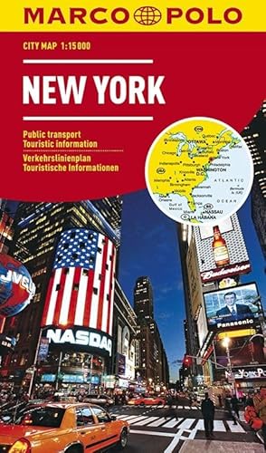 MARCO POLO Cityplan New York 1:15.000: Verkehrslinienplan, Straßenverzeichnis, Praktische touristische Informationen (MARCO POLO Citypläne)