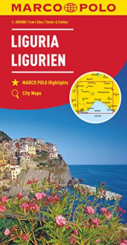 MARCO POLO Regionalkarte Italien 05 Ligurien 1:200.000: MARCO POLO Highlights, City Maps von MAIRDUMONT