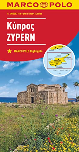 MARCO POLO Regionalkarte Zypern 1:200.000: MACO POLO Highlights