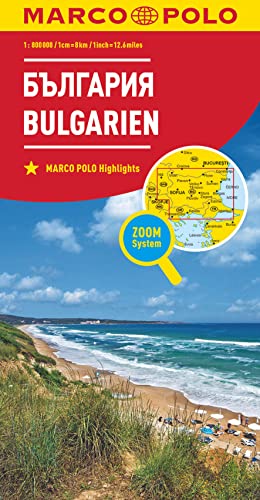 MARCO POLO Länderkarte Bulgarien 1:800.000