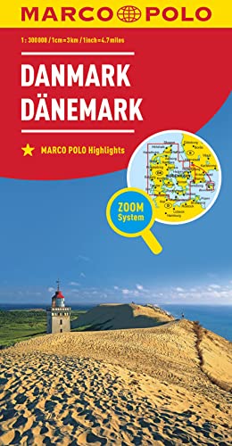 MARCO POLO Länderkarte Dänemark 1:300.000: Zoom System