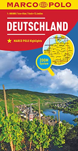 MARCO POLO Länderkarte Deutschland 1:800.000: Zoom System