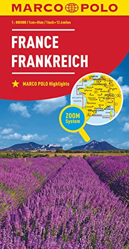 MARCO POLO Länderkarte MARCO POLO Länderkarte Frankreich 1:800 000 1:800.000: Zoom System