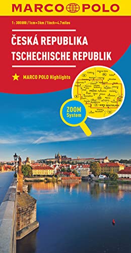 MARCO POLO Länderkarte Tschechische Republik 1:300.000: Zoom System