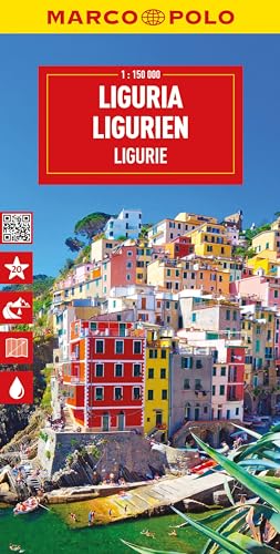 MARCO POLO Reisekarte Italien 05 Ligurien 1:150.000: wegenkaart 1:150.000 MARCO POLO Reisekarte Italien 05 Ligurien 1:150.000: wegenkaart 1:150.000