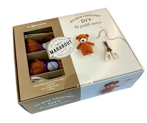 Ma box crochet DIY - Le petit Ours: Ce coffret contient : des pelotes de fil 100 % coton, 1 crochet, du rembourrage et 1 livre von MARABOUT